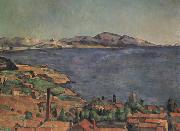 Paul Cezanne Le Golfe de Marseille vu de L'Estaque, painting